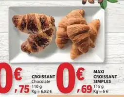 E.Leclerc Croissant Chocolate promoção