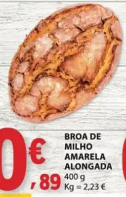 E.Leclerc broa de milho amarela alongada promoção