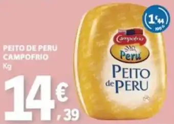 E.Leclerc Peito de peru campo frio promoção