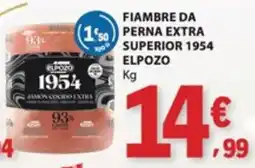E.Leclerc Fiambre da perna extra superior 1954 elpozo promoção