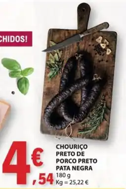 E.Leclerc Chouriço preto de porco preto pata negra promoção