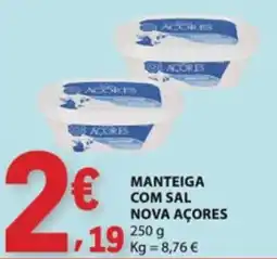 E.Leclerc Manteiga com sal nova açores promoção