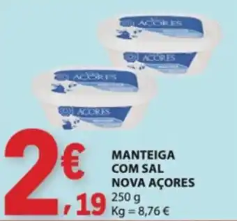 E.Leclerc Manteiga com sal nova açores promoção