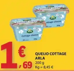 E.Leclerc Queijo cottage arla promoção