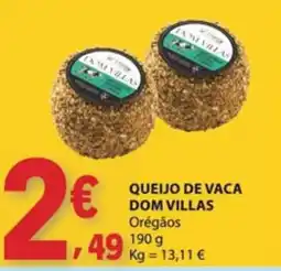 E.Leclerc Queijo de vaca dom villas promoção
