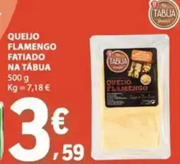 E.Leclerc Queijo flamengo fatiado na tábua promoção