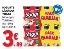 E.Leclerc Iogurte líquido yoggi promoção