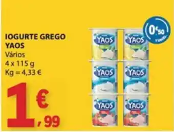 E.Leclerc Iogurte grego yaos promoção