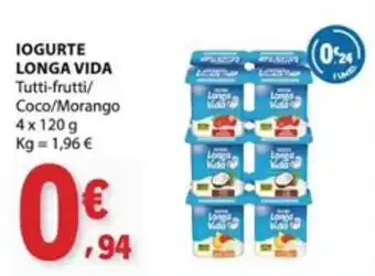 E.Leclerc Iogurte longa vida promoção