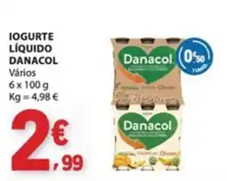 E.Leclerc Iogurte líquido danacol promoção