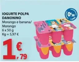 E.Leclerc Iogurte polpa danonino promoção
