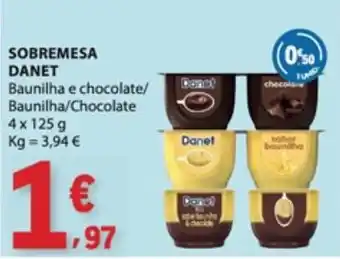 E.Leclerc Danet baunilha e chocolate promoção