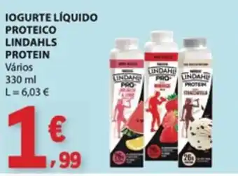 E.Leclerc Iogurte líquido proteico lindahls protein promoção