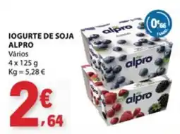 E.Leclerc Iogurte de soja alpro promoção