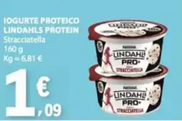 E.Leclerc Iogurte proteico lindahls protein stracciatella promoção