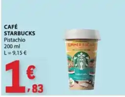 E.Leclerc Café starbucks pistachio promoção