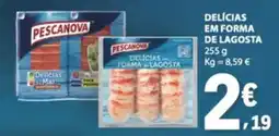 E.Leclerc Pescanova delícias em forma de lagosta promoção