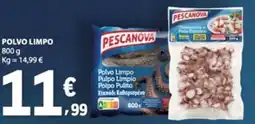 E.Leclerc Pescanova polvo limpo promoção