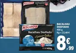 E.Leclerc Pescanova bacalhau desfiado promoção