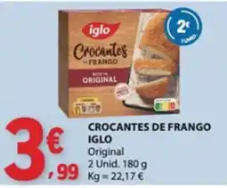 E.Leclerc Crocantes de frango iglo original promoção