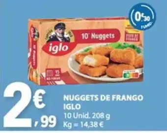 E.Leclerc Nuggets de frango iglo promoção