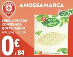 E.Leclerc cebola picada congelada notre jardin promoção