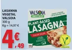 E.Leclerc Lasanha vegetal valsolia promoção
