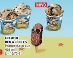 E.Leclerc gelado ben & jerry's peanut butter cup promoção