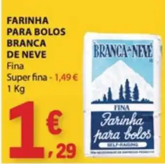 E.Leclerc Farinha para bolos branca de neve promoção
