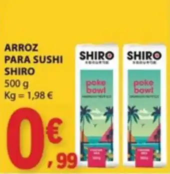 E.Leclerc Arroz para sushi shiro promoção