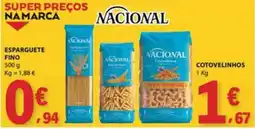 E.Leclerc Esparguete fino nacional promoção