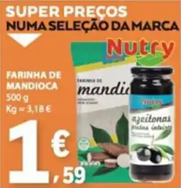 E.Leclerc Farinha de mandioca nutry promoção