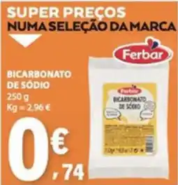 E.Leclerc Bicarbonato de sódio ferbar promoção