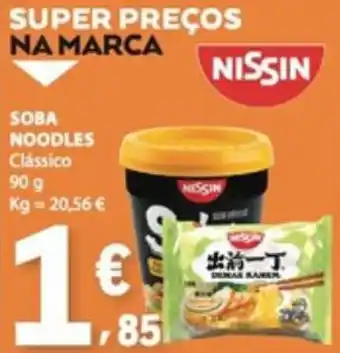 E.Leclerc Soba noodles clássico nissin promoção
