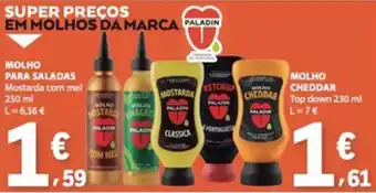 E.Leclerc molho para saladas mostarda com mel paladin promoção