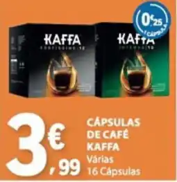 E.Leclerc Cápsulas de café kaffa promoção