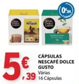 E.Leclerc Cápsulas nescafé dolce gusto promoção