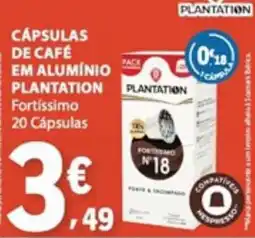 E.Leclerc Cápsulas de café em alumínio plantation fortíssimo promoção