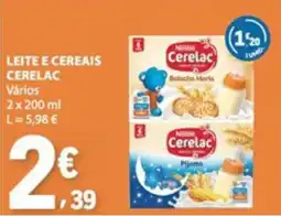 E.Leclerc Leite e cereais cerelac promoção