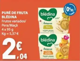 E.Leclerc Puré de fruta blédina promoção