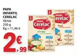 E.Leclerc Papa infantil cerelac promoção