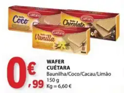 E.Leclerc Wafer cuétara promoção