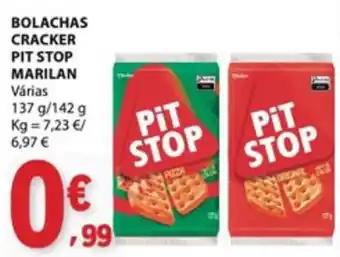 E.Leclerc Bolachas cracker pit stop marilan promoção
