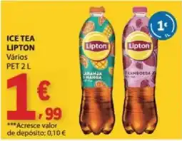 E.Leclerc Ice tea lipton vários pet 2 l promoção