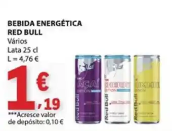 E.Leclerc Bebida energética red bull promoção