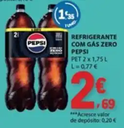 E.Leclerc Refrigerante com gás zero pepsi promoção