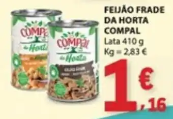 Feijão frade da horta compal