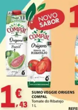 E.Leclerc Sumo veggie origens compal tomate do ribatejo promoção