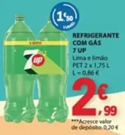 E.Leclerc 7 up refrigerante com gás lima e limão promoção