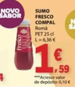 E.Leclerc Sumo fresco compal romã promoção
